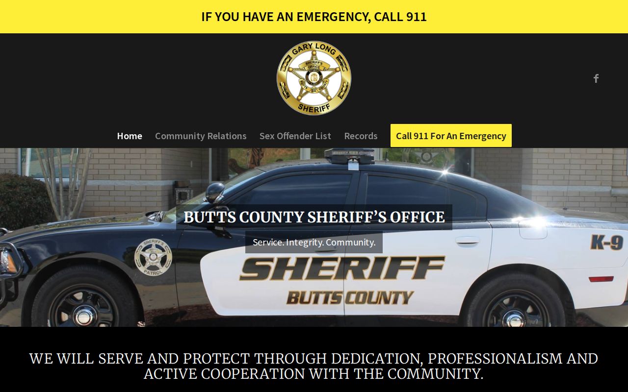 Butts County active warrant Sheriff channel