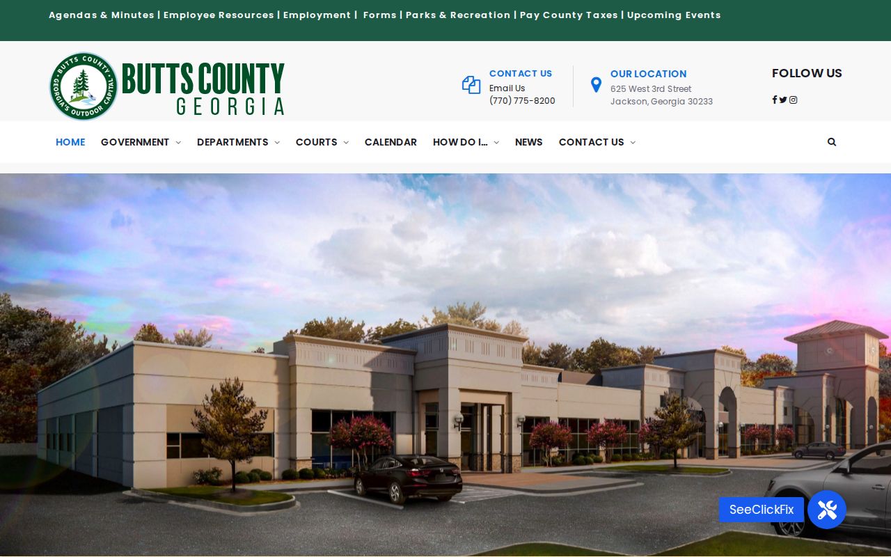 Butts County warrant records official county home page